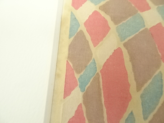 道具 ] - 道具 竹久夢二 こたつで読書する女 手摺木版画 額装 | ネット